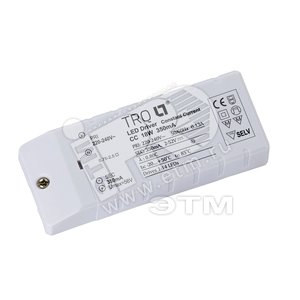 Драйвер LED 18W 350mA (TRQ CC 18W 350mA) - Световые Технологии