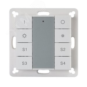 Панель управления 8-кнопочная ME6 DALI 8K-DIM-1G-4S - Световые Технологии