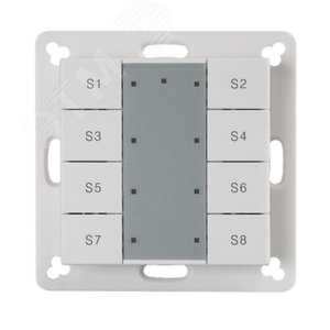 Панель управления 8-кнопочная ME6 DALI 8K-1G-S8 (4911005380) - Световые Технологии
