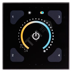 Панель управления сенсорная 192GB DALI DT8 черное стекло | 4911006880 | Световые Технологии - Световые Технологии