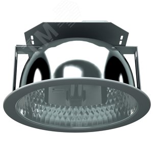 Светильник люминесцентный DLS 2x18 HF встраиваемый down light ЭПРА (1201000300) - Световые Технологии