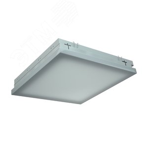 Светильник DR.OPL 4x18 HF ES1 встраиваемый опаловый ЭПРА аварийный блок(комплект)