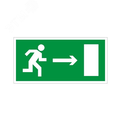 Пиктограмма Выход направо ПЭУ 002 Выход направо 210х105