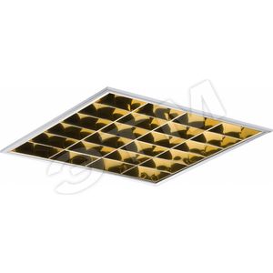 Светильник люминесцентный PRBLUX/R GOLD 4x18 зеркальный двойной параболическая решетка - Световые Технологии