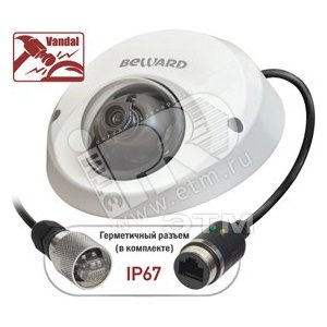 Видеокамера IP уличная купольная с защитой IP66 (BD4330DM 6mm) - Beward