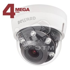 Видеокамера IP 4Мп купольная с ИК-подсветкой (BD4680DRV 3.0-9.0 mm) - Beward