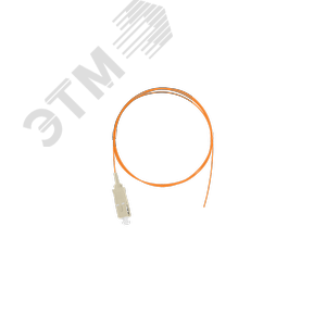 Пигтейл MM 50/125 OM2 SC/UPC LSZH 0.9мм оранжевый 1м уп-ка 2шт. - NIKOMAX