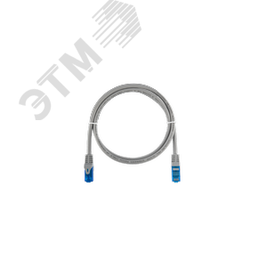 Патч-корд U/UTP 4 пары, Кат.6, 2хRJ45/8P8C, T568B, 7х0,175мм, LSZH, серый, 2м