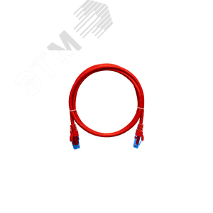 Патч-корд U/UTP 4 пары Cat 6 2хRJ45/8P8C T568B 7х0205мм LSZH красный 3м - NIKOMAX