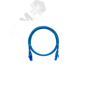 Патч-корд U/UTP 4 пары Cat 6 2хRJ45/8P8C T568B 7х0205мм LSZH синий 2м - NIKOMAX