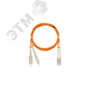 Патч-корд оптический переходнойMM 50/125 OM2 SC/UPC-LC/UPC двойной LSZH 2мм - NIKOMAX