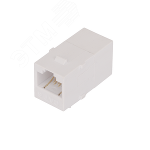 Соединитель Keystone для системы мониторинга, Кат.6, RJ45-RJ45 (8P8C), неэкранированный, белый - NIKOMAX