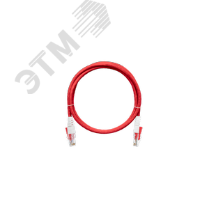 Патч-корд с замком U/UTP 4 пары Кат.5e 2хRJ45/8P8C T568B 7х0195мм LSZH 3м - NIKOMAX
