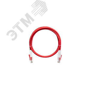 Патч-корд с замком U/UTP 4 пары Кат.6 2хRJ45/8P8C T568B 7х0195мм LSZH 3м - NIKOMAX