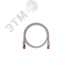 Патч-корд S/FTP 4 пары Кат.6a 2хRJ45/8P8C T568B 7х0165мм LSZH серый 3м - NIKOMAX