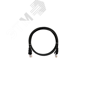 Патч-корд U/UTP 4 пары Cat 5e 2хRJ45/8P8C T568B 7х0205мм LSZH черный 015м - NIKOMAX