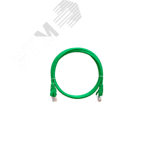 Патч-корд U/UTP 4 пары Cat 5e 2хRJ45/8P8C T568B 7х0205мм LSZH зеленый 0.15м - NIKOMAX