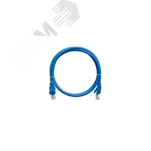 Патч-корд U/UTP 4 пары Cat 5e 2хRJ45/8P8C T568B 7х0205мм LSZH синий 015м - NIKOMAX