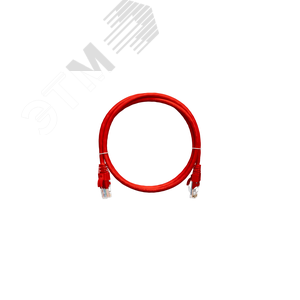 Патч-корд U/UTP 4 пары Cat 5e 2хRJ45/8P8C T568B 7х0205мм PVC красный 0.15м - NIKOMAX