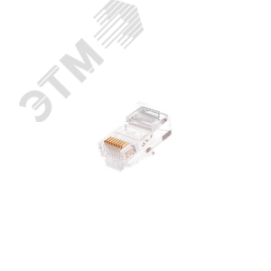 Коннектор RJ45/8P8C Кат5е 6мкд многожильный неэкран 100шт - NIKOMAX
