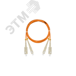 Патч-корд оптический соединительныйMM 50/125 OM2 SC/UPC-SC/UPC двойной LSZH