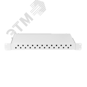 Кросс оптический 19 дюймов, 1U, до 24 FC/ST портов, серый - NIKOMAX