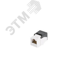 Модуль Keystone Кат5e RJ45/8P8C самозажимной неэкран белый - NIKOMAX