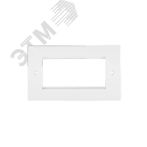 Панель лицевая под 2 вставки 50х50мм, белая (NMC-PL2PB-WT)