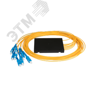 Сплиттер планарный 1x8, одномодовый, G.657.A1, SC/UPC, станд.корпус, 2 мм - NIKOMAX