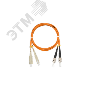 Патч-корд оптический переходнойMM 50/125 OM2 SC/UPC-ST/UPC двойной LSZH 2мм - NIKOMAX