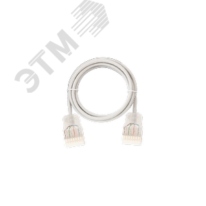 Патч-корд U/UTP 4пар кат5е NMC-PC4UD00D-030-GY - NIKOMAX/NIKOLAN