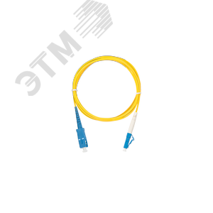 Пигтейл оптич переходной SM 9/125 OS2 SC/UPC-LC/UPC одинарный LSZH 2мм желтый 60м - NIKOMAX/NIKOLAN