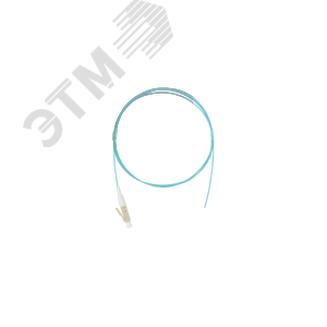 Пигтейл оптич монт MM 50/125 OM3 LC/UPC LSZH 0.9мм аква 1м уп-ка 2шт. - NIKOMAX/NIKOLAN