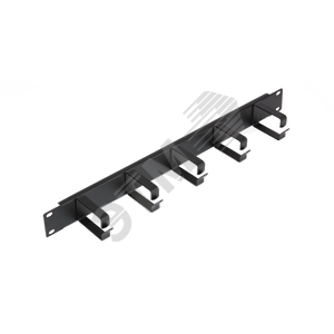Органайзер 19', 1U, кольца 60мм, металлический, черный, 2шт (NMC-OK600-2) - NIKOMAX/NIKOLAN
