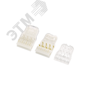 Коммутационный коннектор 110 типа Cat 5e 4 пары белый (упаковка 50шт) (NMC-CP110UD4-WT-50) - NIKOMAX/NIKOLAN