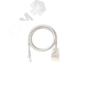 Патч-корд U/UTP 4 пары Cat 5e 110-RJ45/8P8C T568B 7х0192мм LSZH серый 3м - NIKOMAX