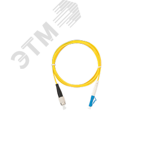 Шнур оптический переходной SM 9/125 OS2 FC/UPC-LC/UPC одинарный LSZH 2мм желтый 30м (NMF-PC1S2C2-FCU-LCU-030-R)