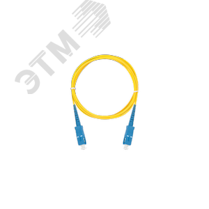 Пигтейл оптич соед SM 9/125 OS2 SC/UPC-SC/UPC одинарный LSZH 2мм желтый 70м - NIKOMAX/NIKOLAN