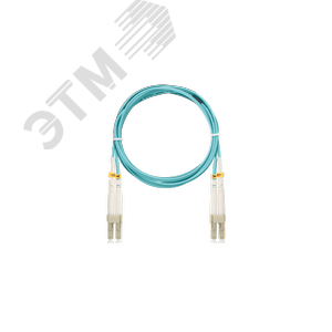 Пигтейл оптич соед MM 50/125 OM3 LC/UPC-LC/UPC двойной LSZH 2мм аква 25м - NIKOMAX/NIKOLAN