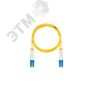 Шнур оптический соединительный SM 9/125 OS2 LC/UPC-LC/UPC двойной LSZH 2мм желтый 100м (NMF-PC2S2C2-LCU-LCU-100-R)