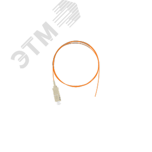 Шнур оптический монтажный MM 50/125 OM2 SC/UPC LSZH 0.9мм оранжевый 1м (упаковка 2шт) (NMF-PT1M2C0-SCU-XXX-001-2-R) - NIKOMAX/NIKOLAN
