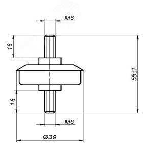 Ограничитель перенапряжений ОПНП-0,22/0,26/10/300 УХЛ1