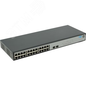 Коммутатор неуправляемый HPE OfficeConnect 24G 24G-2SFP Switch x Ethernet 10/100/1000 Мбит/сек - HPE