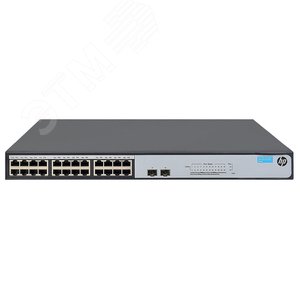 Коммутатор неуправляемый HPE OfficeConnect 24G 2SFP+ x 10/100/1000 Мбит/сек - HPE
