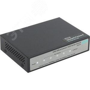 Коммутатор неуправляемый HPE OfficeConnect 5G Switch x Ethernet 10/100/1000 Мбит/сек - HPE
