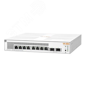 Коммутатор управляемый Aruba Instant On 8G, PoE, 2SFP x 10/100/1000 Мбит/сек - HPE