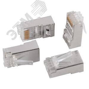 Разъём RJ-45 FTP для кабеля кат.5Е (20шт) (CT) - ITK