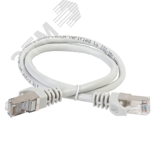 Патч-корд категория 6 FTP (2м) серый