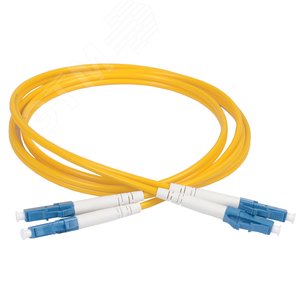 Патч-корд оптический 9/125 (OS2) LC/UPC-LC/UPC(Duplex) 3м - IEK (ИЭК)