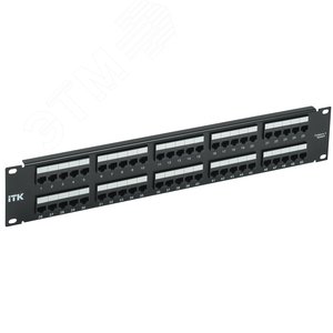 Патч-панель телефон 2U кат. 3 50 портов 110 IDC - IEK (ИЭК)